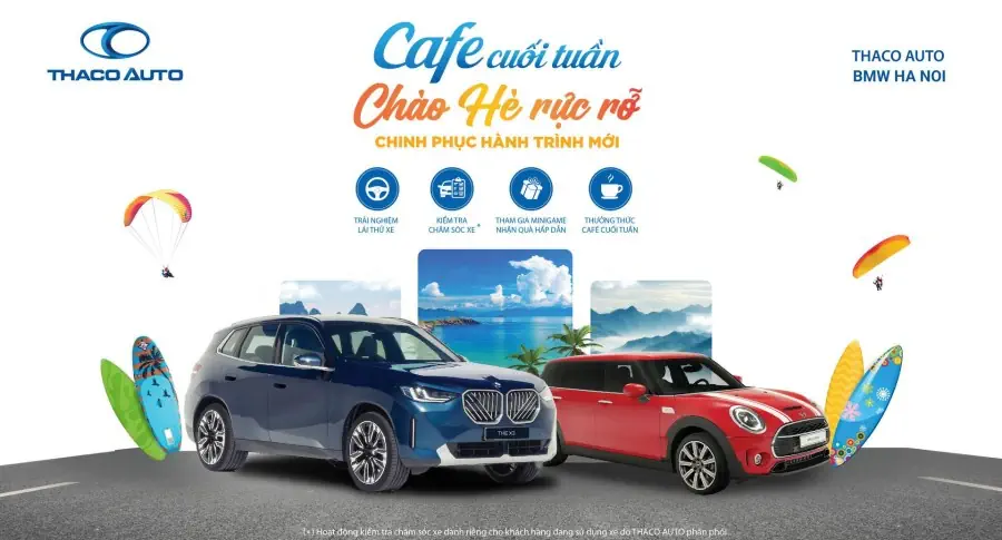 CHINH PHỤC HÀNH TRÌNH MỚI - CHÀO HÈ RỰC RỠ CÙNG THACO AUTO BMW HÀ NỘI