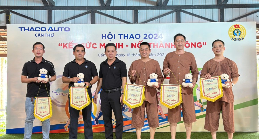 THACO AUTO Cần Thơ khép lại Hội thao năm 2024 với nhiều dấu ấn đẹp