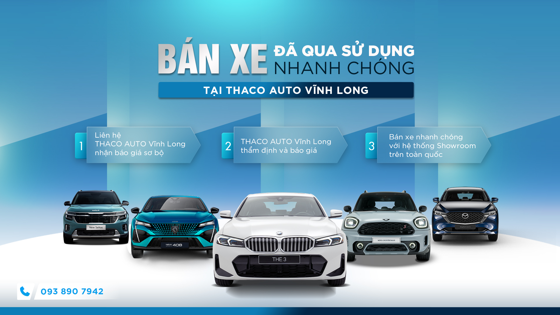 Bán xe đã qua sử dụng nhanh chóng tại THACO AUTO Vĩnh Long