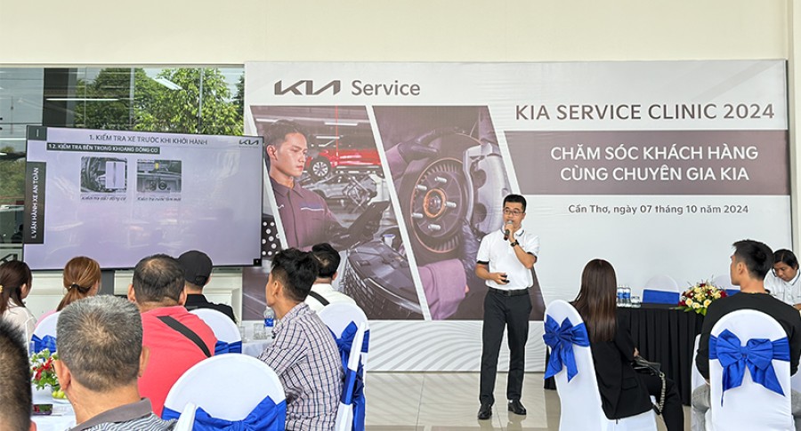 THACO AUTO Cần Thơ tiếp tục đồng hành, gắn kết với khách hàng tại chương trình “Kia Service Clinic 2024”