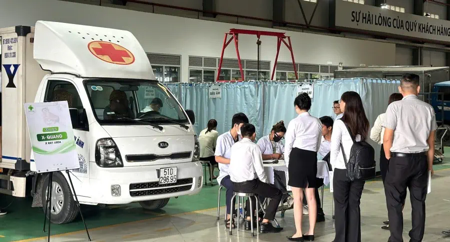 THACO AUTO Cần Thơ tổ chức khám sức khỏe định kỳ cho CBNV năm 2024