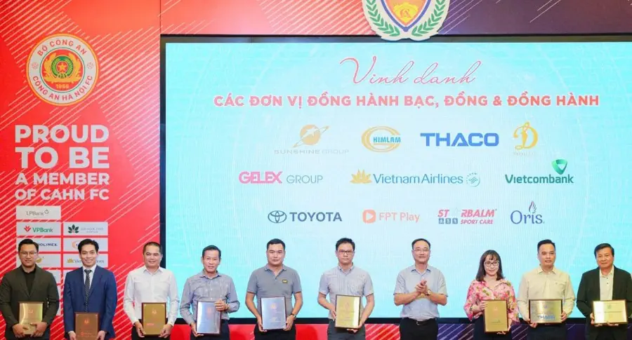 THACO đồng hành cùng câu lạc bộ bóng đá PVF – Công An Nhân Dân