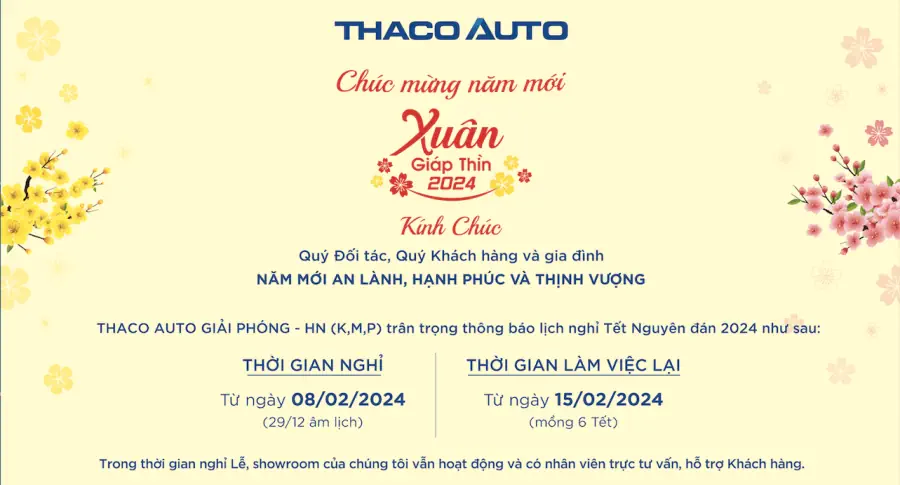 CHÚC MỪNG NĂM MỚI - XUÂN GIÁP THÌN 2024