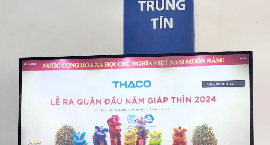 THACO AUTO GIẢI PHÓNG tổ chức chương trình Lễ Khai niên Giáp Thìn 2024