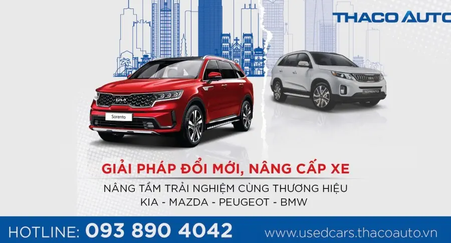 Đổi xe mới cùng THACO AUTO Giải Phóng - Đa dạng thương hiệu, nâng tầm trải nghiệm