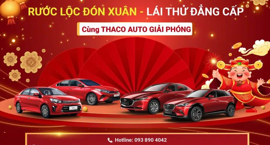 RƯỚC LỘC ĐÓN XUÂN – LÁI THỬ ĐẲNG CẤP CÙNG THACO AUTO GIẢI PHÓNG!
