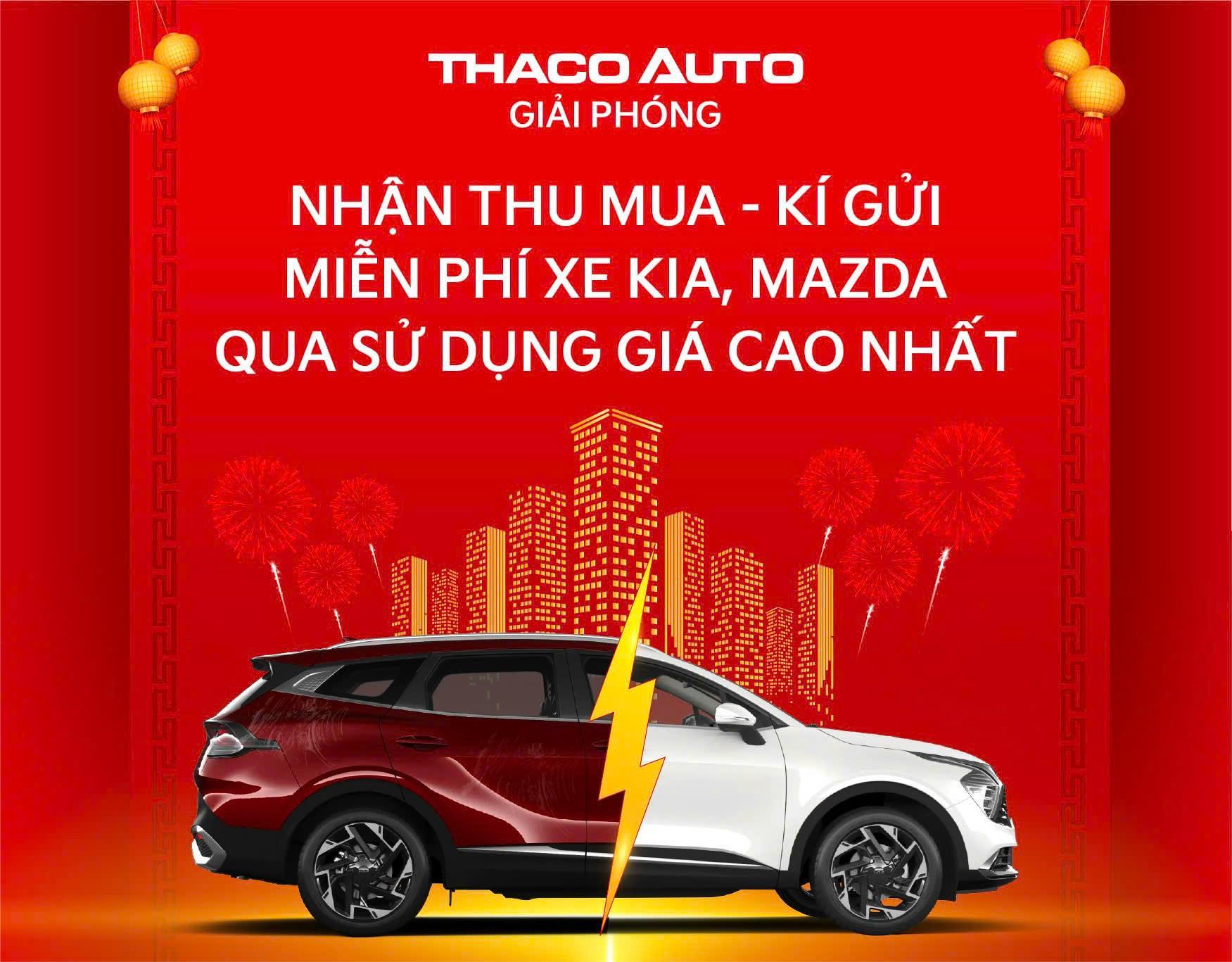 THACO AUTO Giải Phóng nhận ký gửi - thu mua xe qua sử dụng giá cao nhất