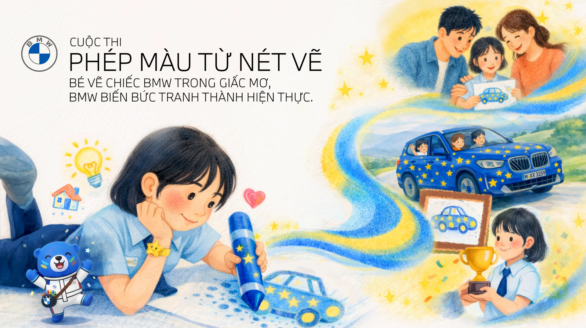 BMW Việt Nam Khởi Động Cuộc Thi “Phép Màu Từ Nét Vẽ” – Biến Ý Tưởng Trẻ Thơ Thành Hiện Thực
