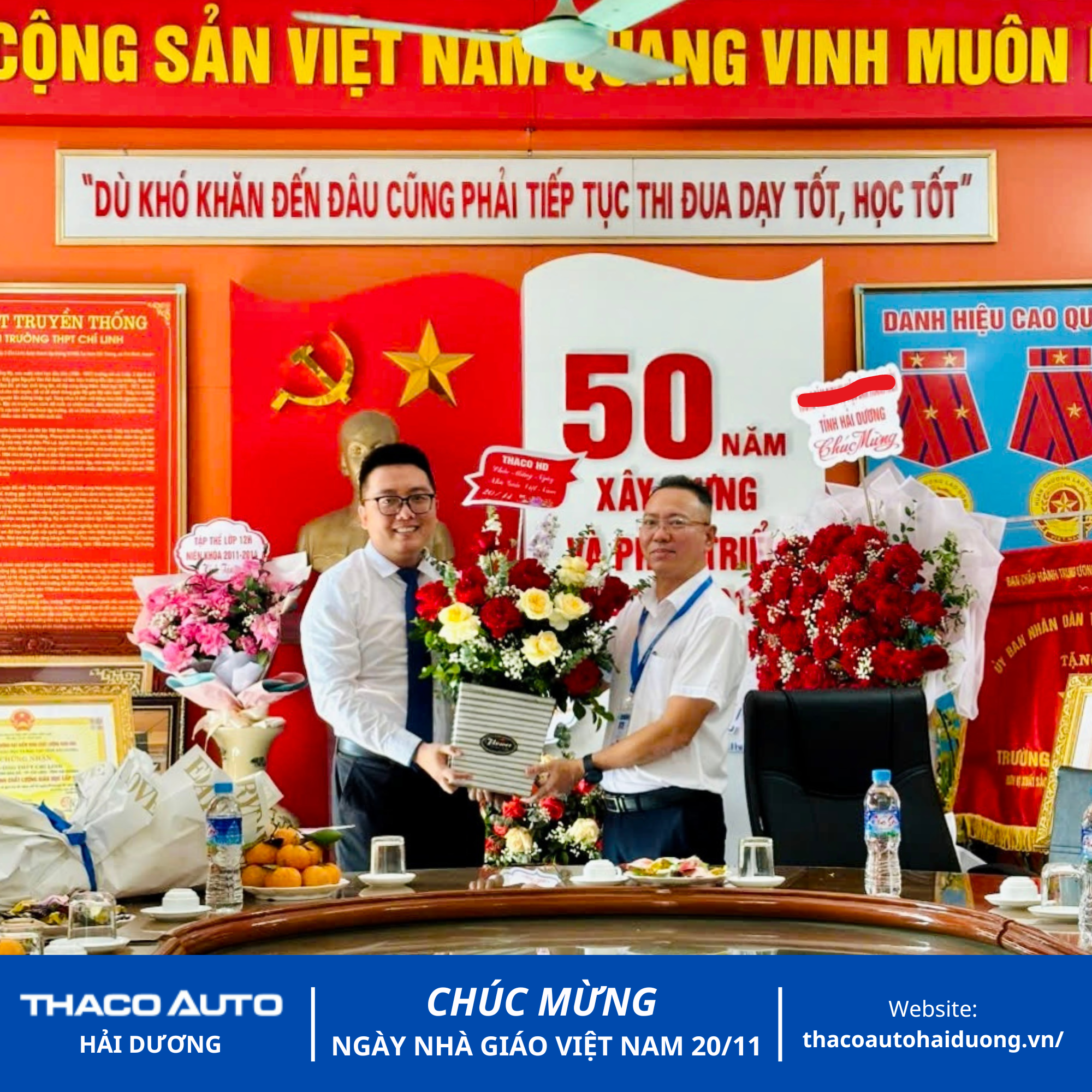 THACO AUTO HẢI DƯƠNG CHÚC MỪNG NGÀY NHÀ GIÁO VIỆT NAM 20/11