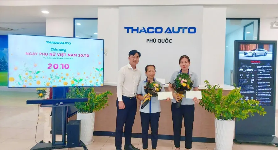 Nữ CBNV CÔNG TY THACO AUTO AN GIANG rạng rỡ trong Ngày Phụ nữ Việt Nam 20/10