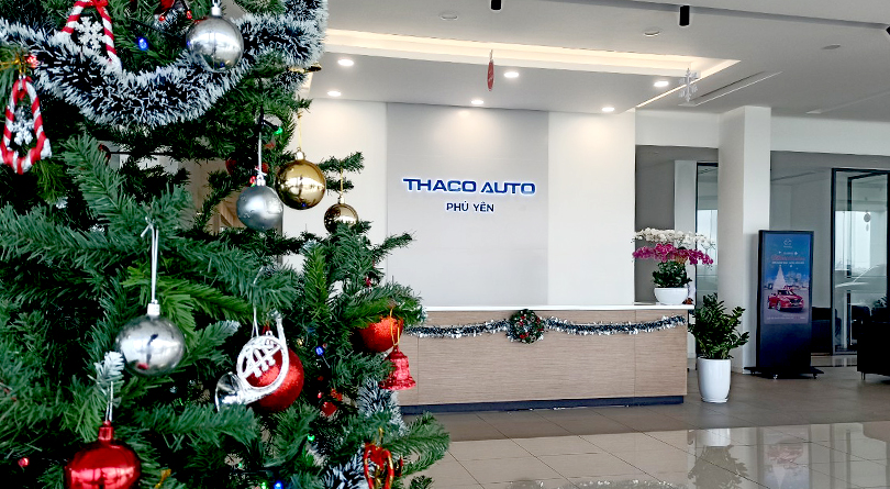 THACO AUTO Phú Yên “khoác áo mới” chào đón Giáng sinh 2023