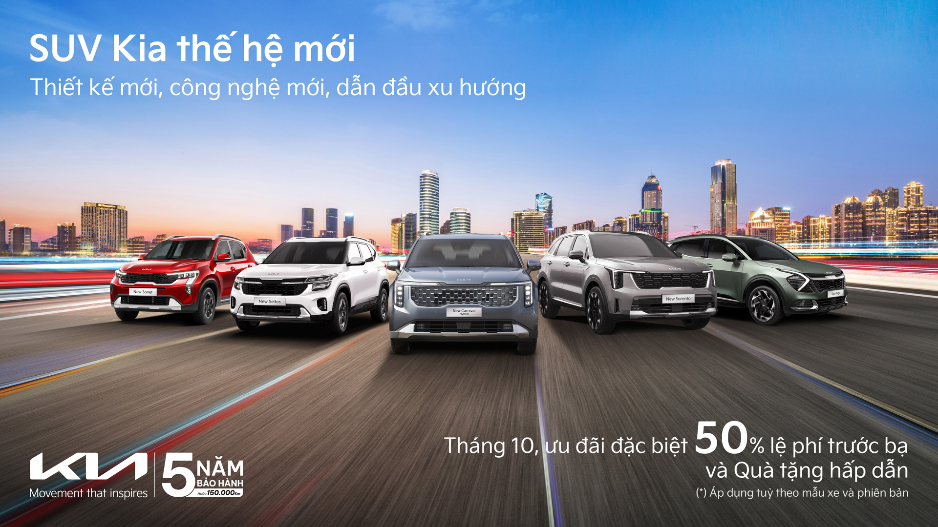 kia ưu đãi tháng 10