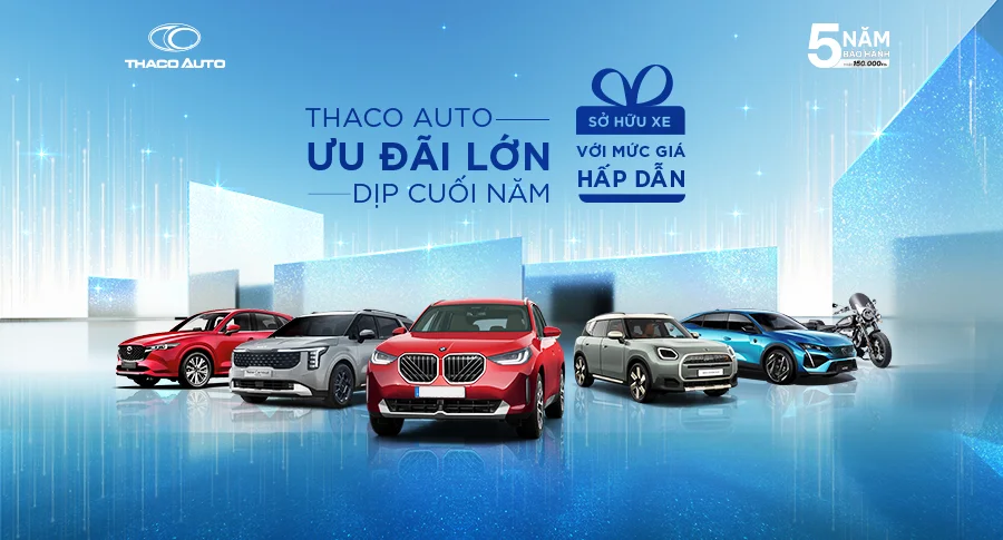 THACO AUTO Chào đón mùa lễ hội, sở hữu xe với ưu đãi lớn nhất trong năm