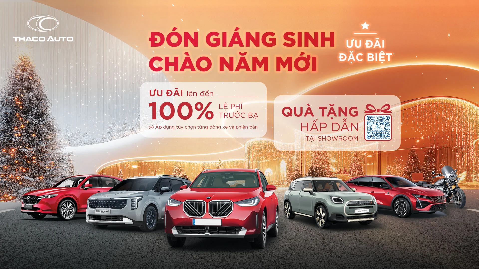ưu đãi giáng sinh THACO AUTO