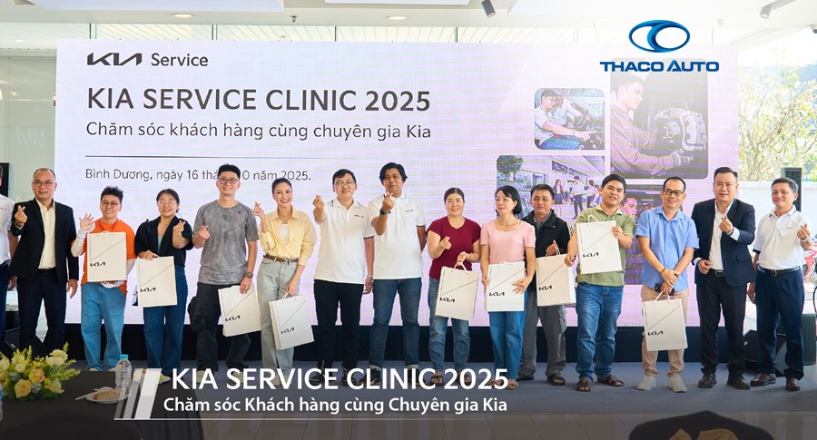 THACO AUTO triển khai chuỗi sự kiện chăm sóc khách hàng “Kia Service Clinic 2025”