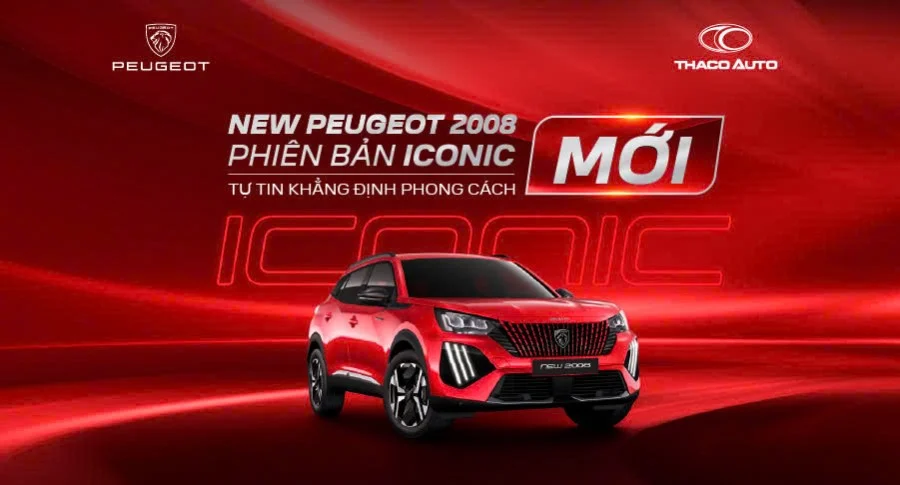THACO AUTO giới thiệu New Peugeot 2008 Iconic – SUV đô thị châu Âu hiện đại
