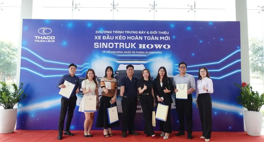 THACO AUTO giới thiệu dòng xe đầu kéo Sinotruk hoàn toàn mới