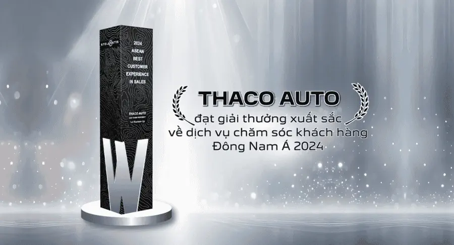 THACO AUTO đạt Giải thưởng xuất sắc về Dịch vụ chăm sóc khách hàng khu vực Đông Nam Á năm 2024