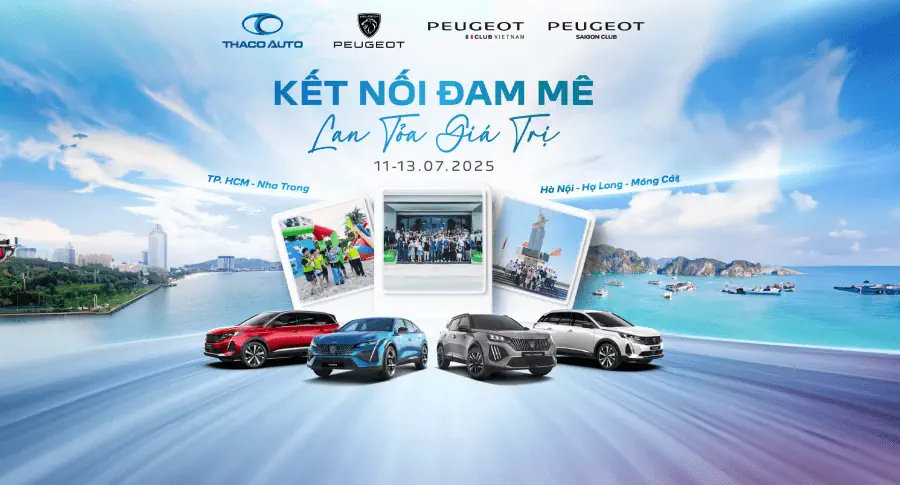 PEUGEOT ROAD TRIP 2025 - GẮN KẾT ĐAM MÊ, LAN TOẢ GIÁ TRỊ CÙNG PEUGEOT NHA TRANG
