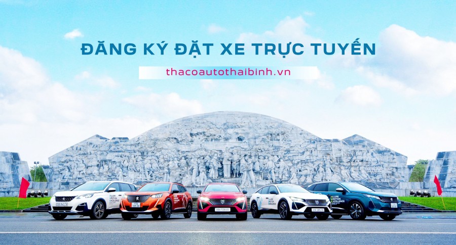 Trải nghiệm tính năng đặt mua xe trực tuyến trên website THACO AUTO THÁI BÌNH