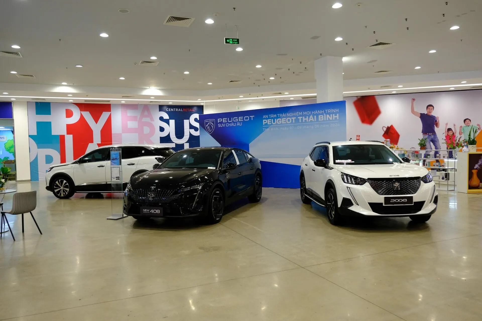 PEUGEOT THÁI BÌNH ĐANG ĐƯỢC TRƯNG BÀY TẠI TTTM GO! THÁI BÌNH.