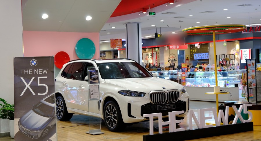 BMW THÁI BÌNH ĐANG ĐƯỢC TRƯNG BÀY TẠI TTTM GO! THÁI BÌNH.