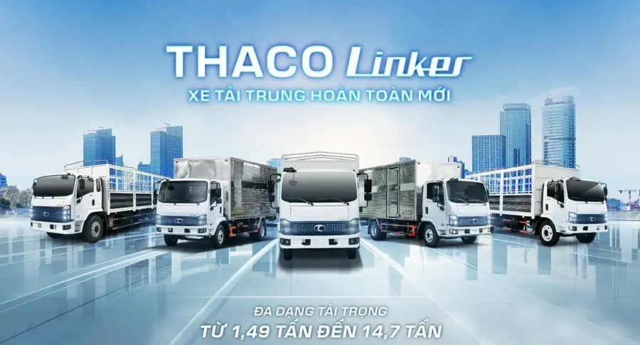 THACO Linker – dòng xe tải trung hoàn toàn mới,  tối ưu chi phí vận chuyển