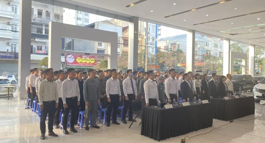 THACO AUTO THÁI NGUYÊN TỔ CHỨC LỄ KHAI NIÊN GIÁP THÌN 2024