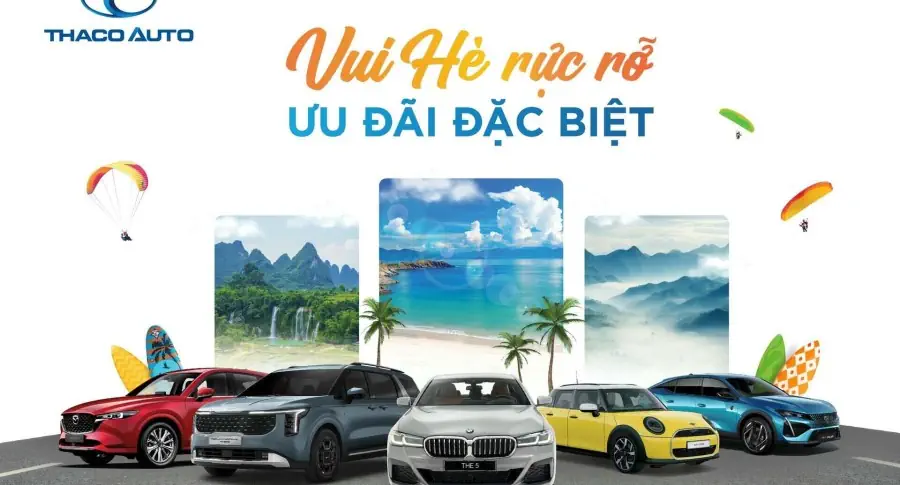 THACO AUTO ưu đãi đặc biệt cho nhiều dòng xe