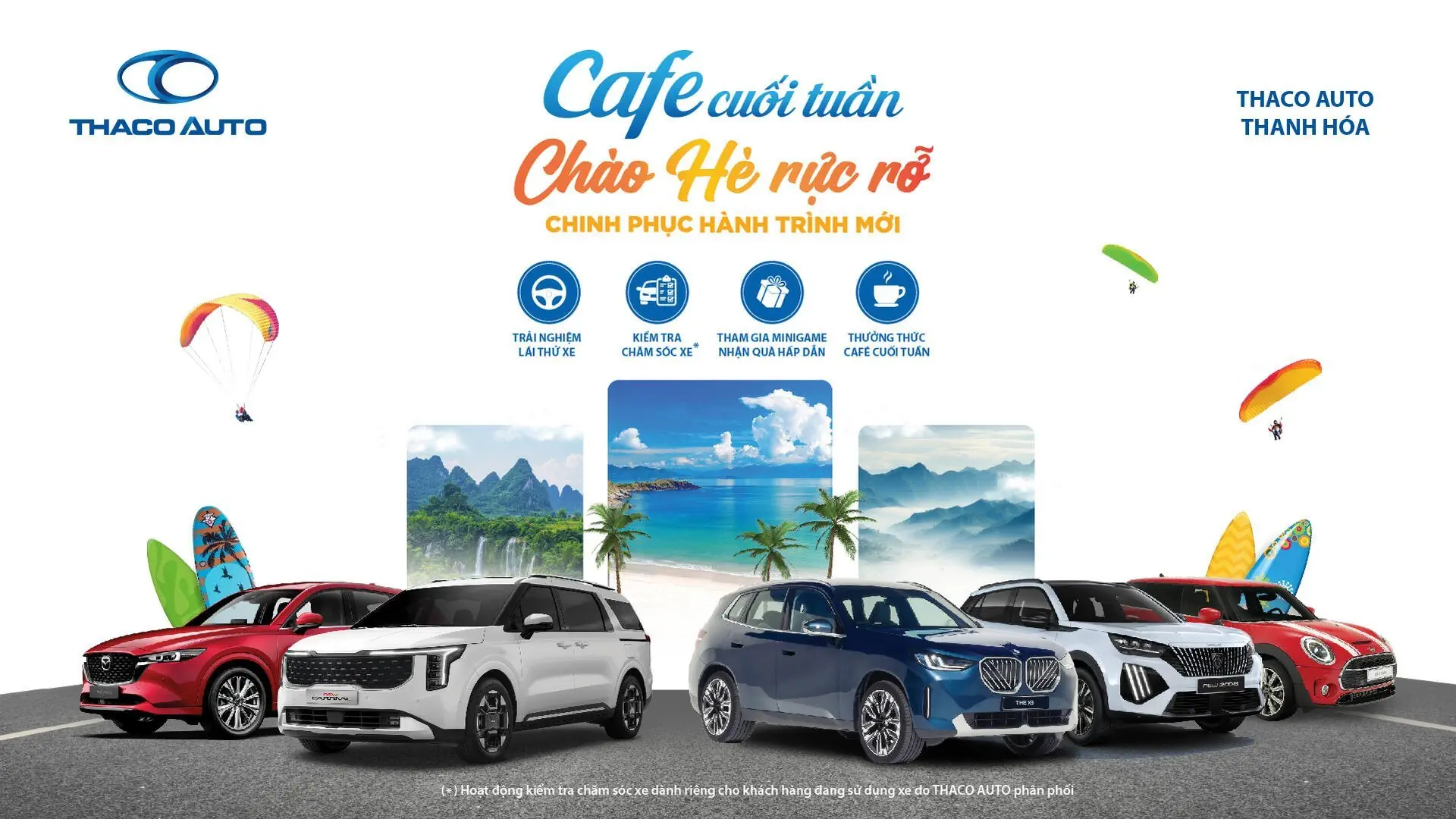 CAFE CUỐI TUẦN CÙNG THACO AUTO THANH HÓA – CHÀO HÈ RỰC RỠ, CHINH PHỤC HÀNH TRÌNH MỚI