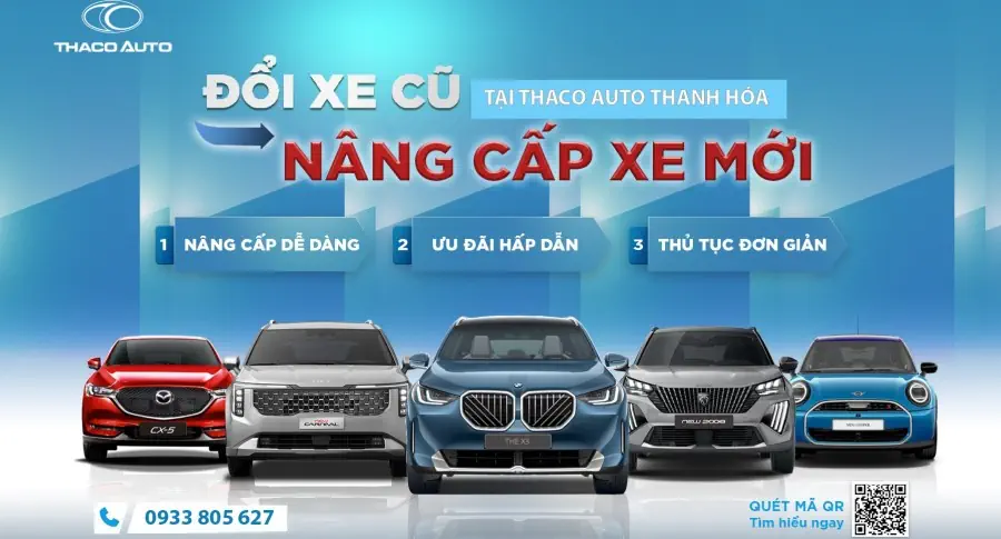THU CŨ ĐỔI MỚI – LÊN ĐỜI XE SANG TẠI THACO AUTO THANH HÓA