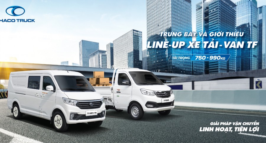 THACO AUTO THANH HÓA TRƯNG BÀY VÀ GIỚI THIỆU LINE-UP SẢN PHẨM XE TẢI