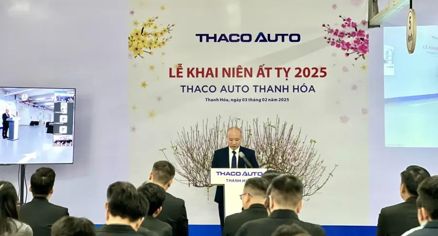 LỄ RA QUÂN ĐẦU NĂM TẠI THACO AUTO THANH HÓA – KHỞI ĐẦU CHO HÀNH TRÌNH MỚI
