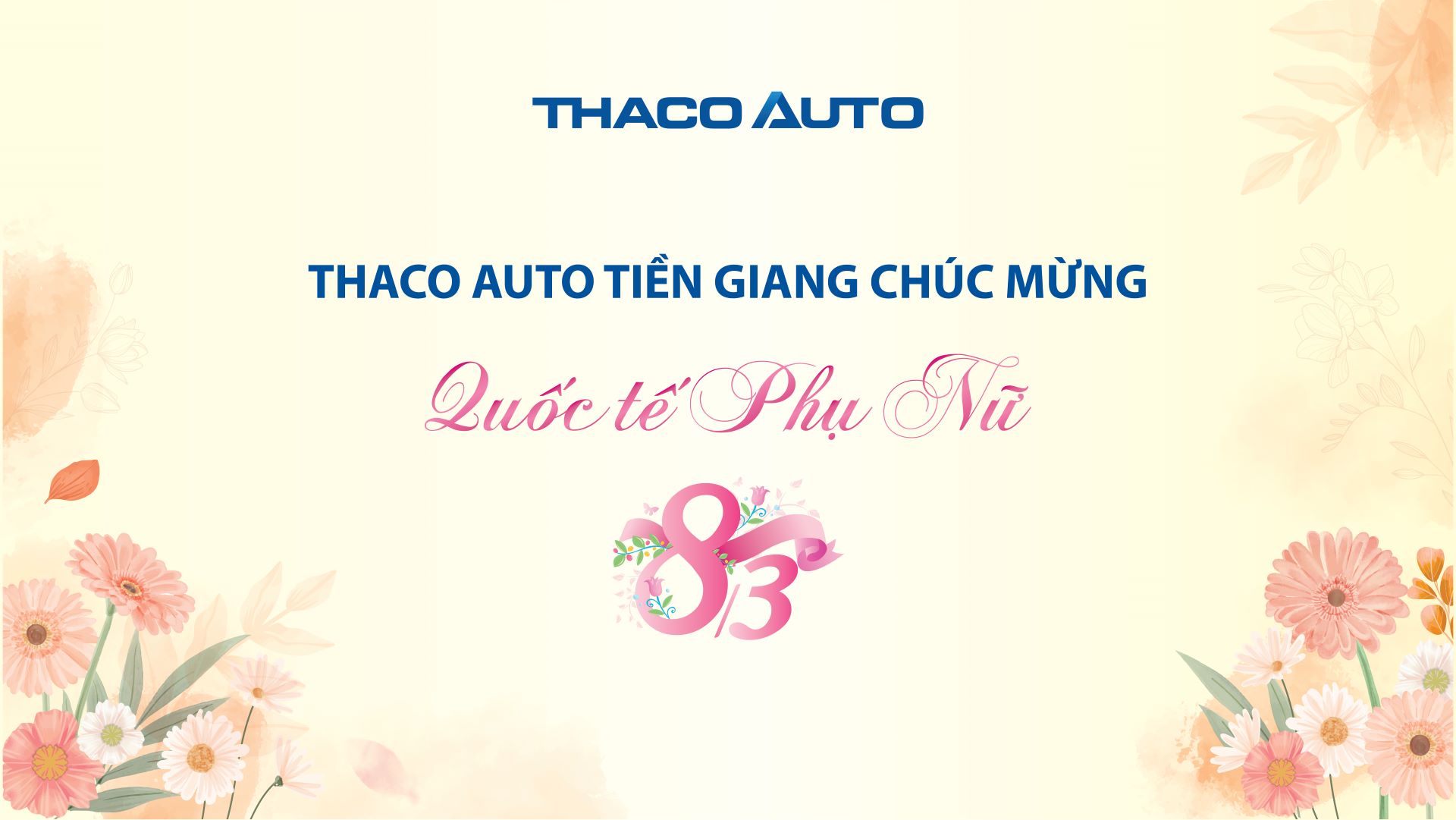 CHÚC MỪNG NGÀY QUỐC TẾ PHỤ NỮ 8/3