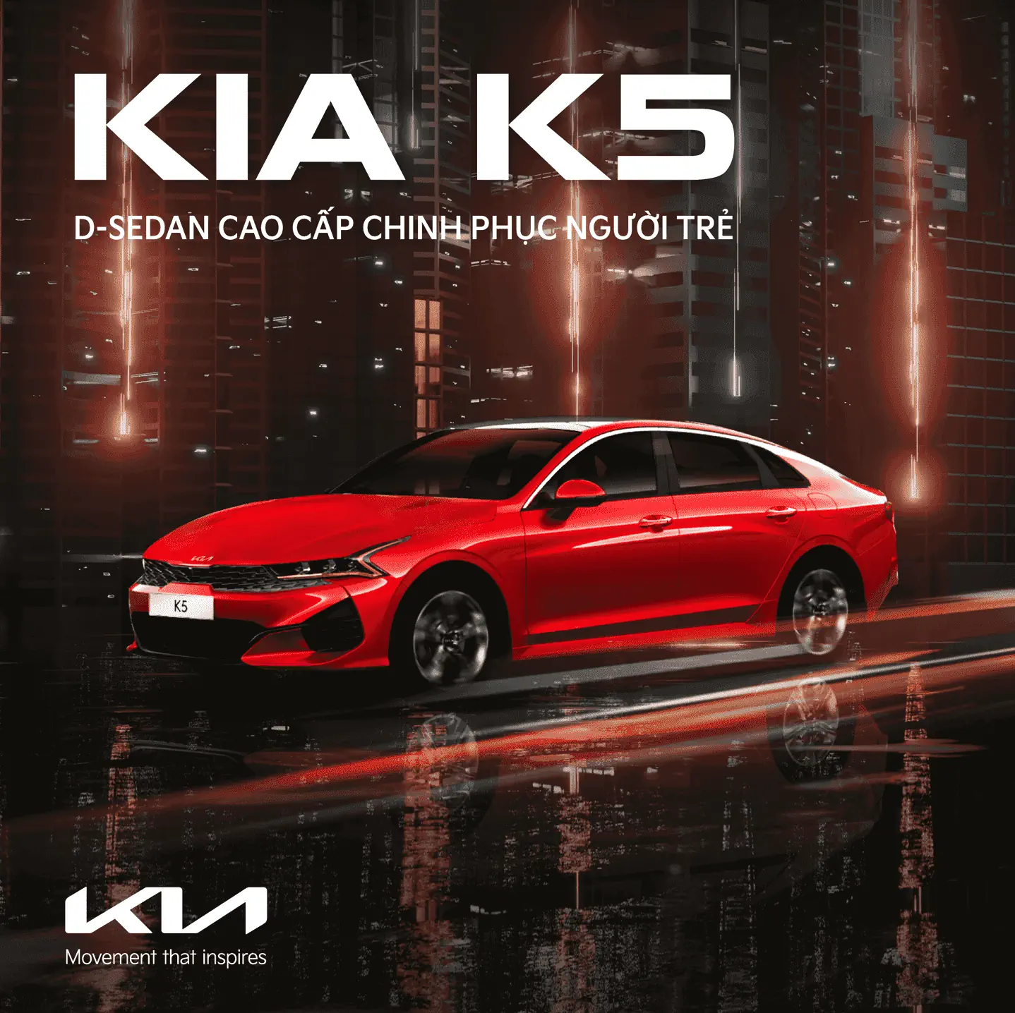 Kia K5 – D sedan cao cấp chinh phục người trẻ