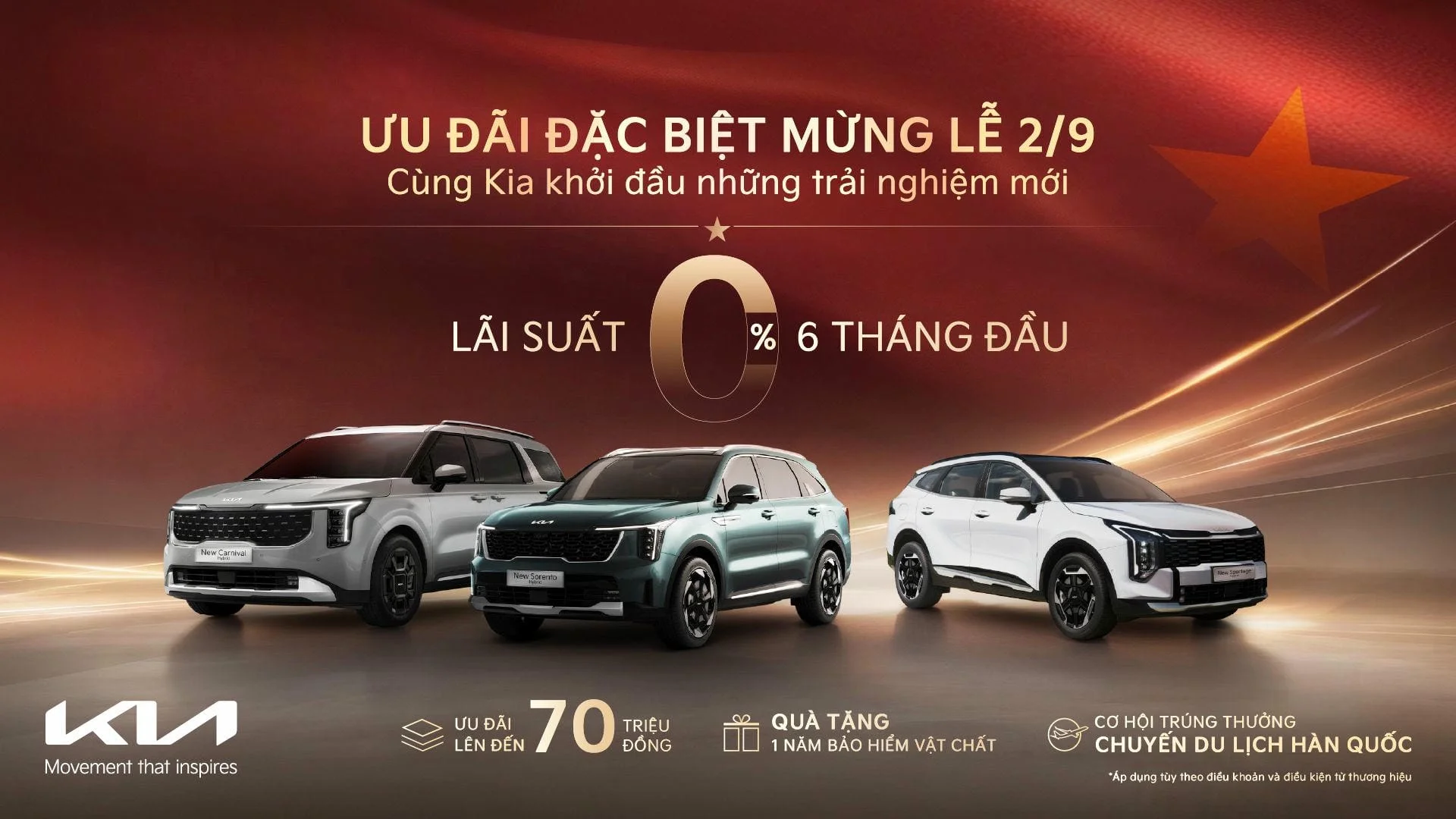 THACO AUTO triển khai nhiều ưu đãi dịp Quốc khánh 2/9