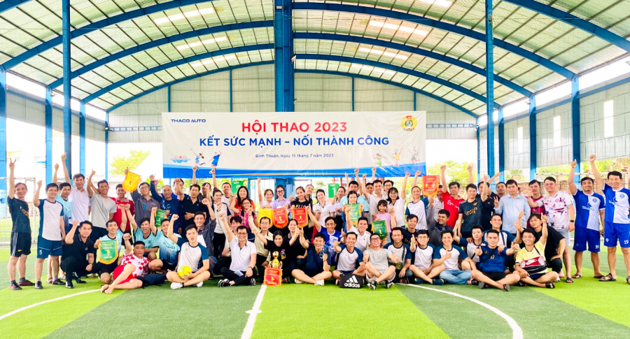 CBNV THACO AUTO phấn khởi tham gia Hội thao "Kết sức mạnh - Nối thành công" trên toàn quốc