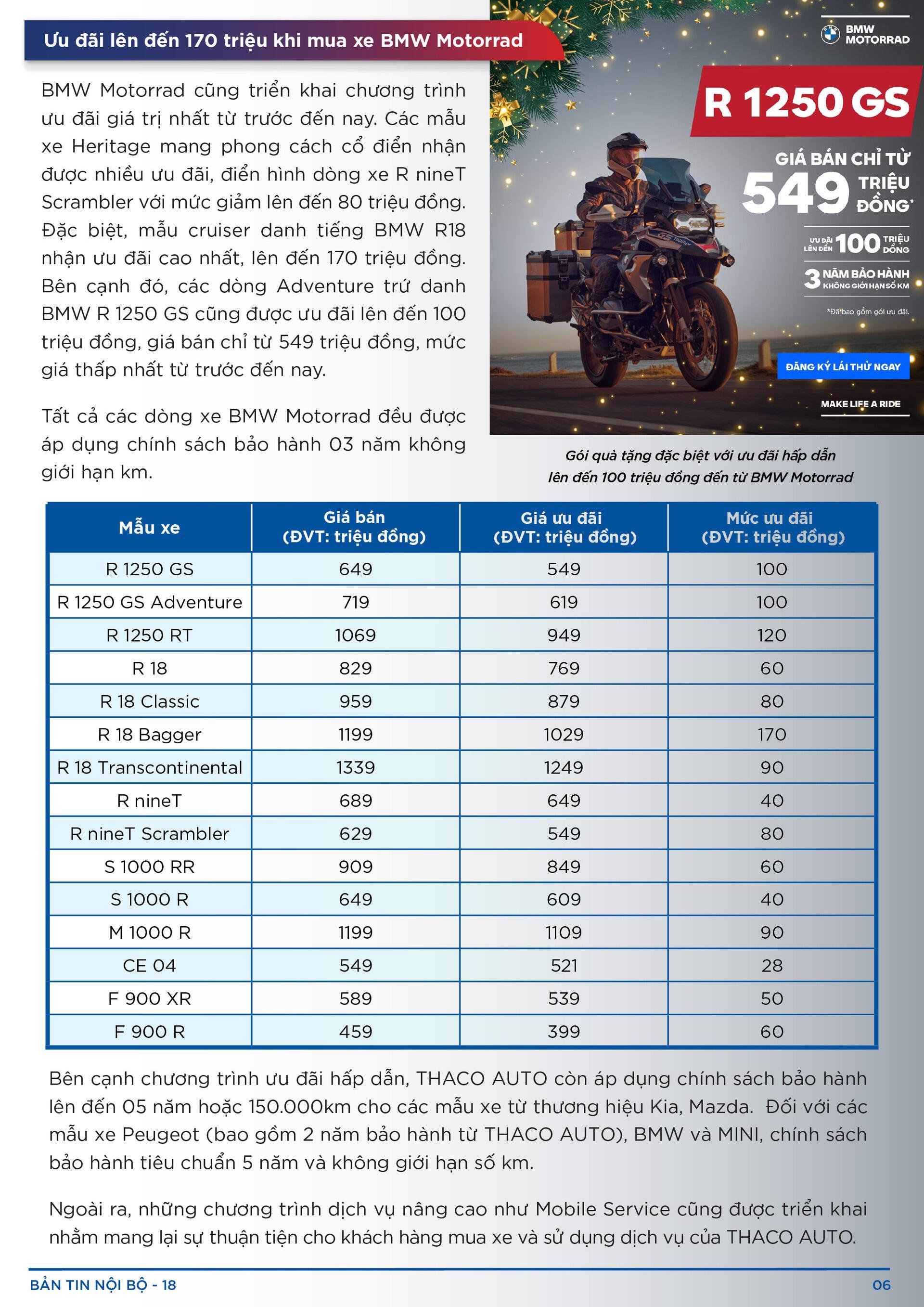 BẢN TIN NỘI BỘ SỐ18-06