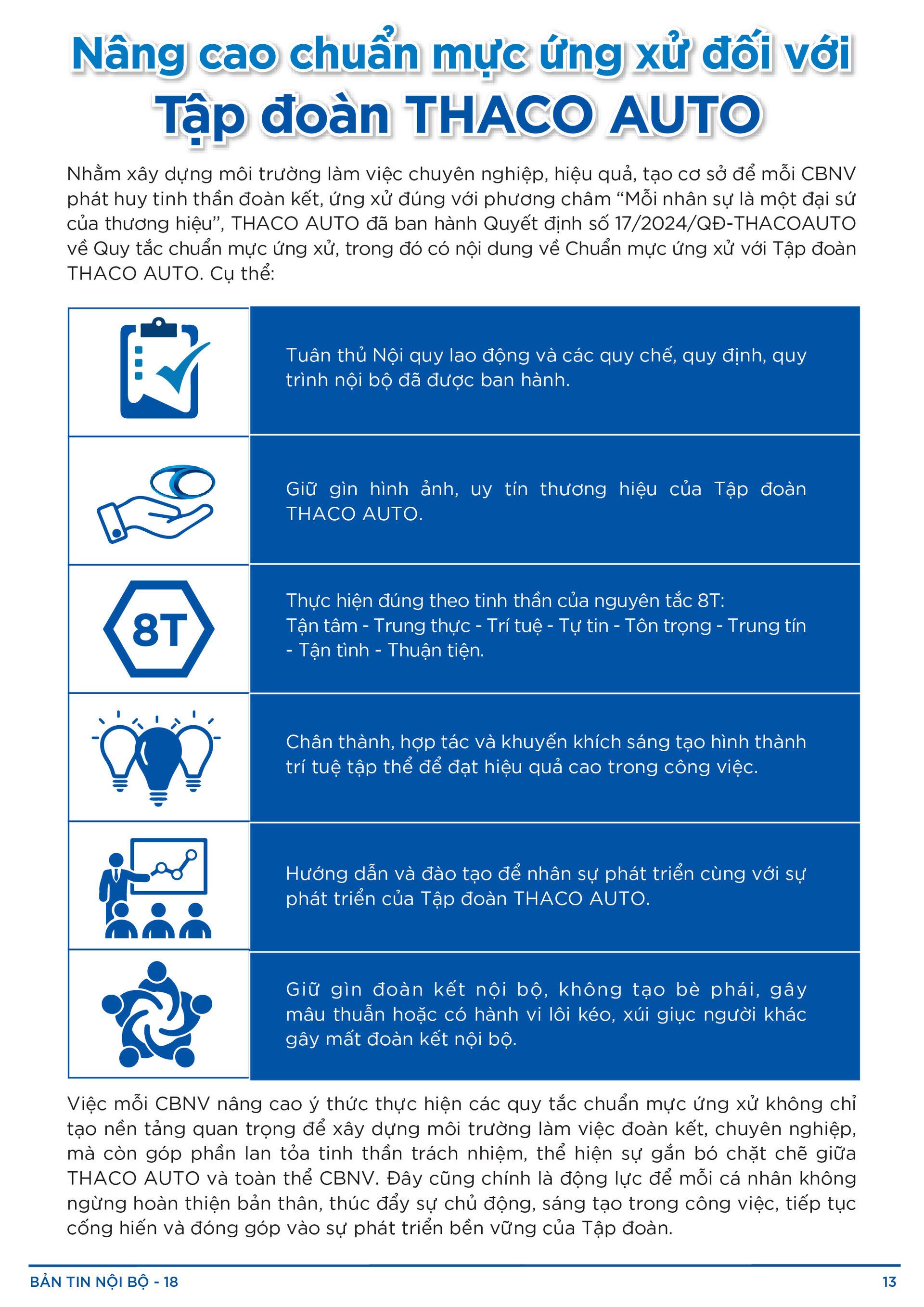 BẢN TIN NỘI BỘ SỐ18-13