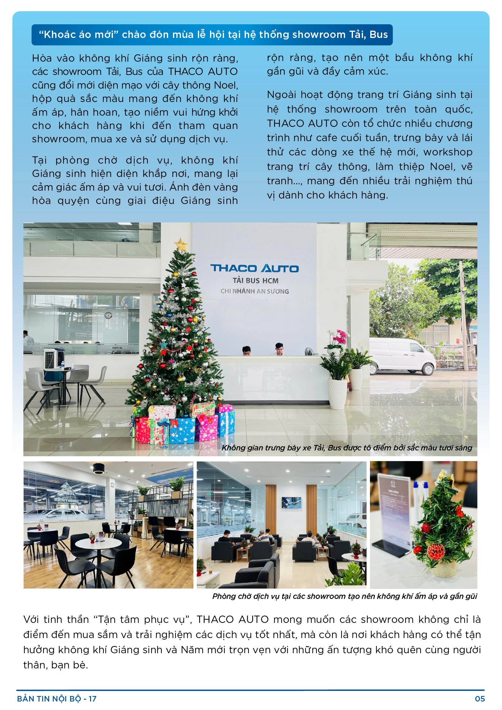 BẢN TIN NỘI BỘ SỐ17-05