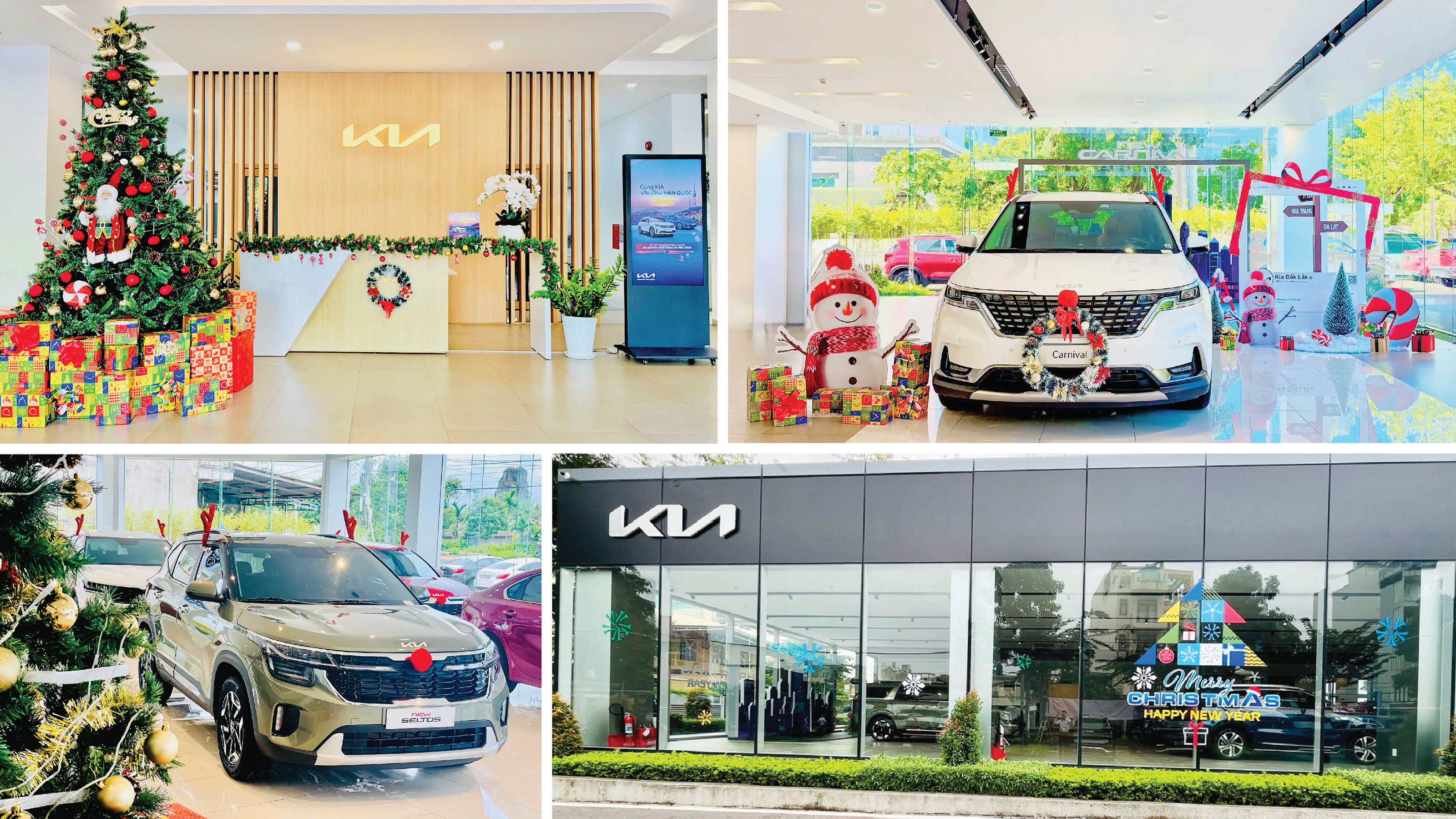 Không khí Giáng sinh phủ khắp hệ thống showroom Kia trên toàn quốc