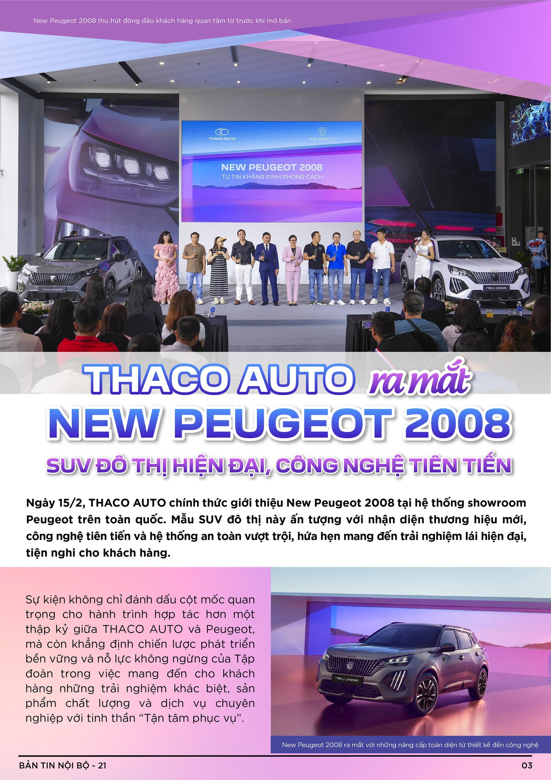 BẢN TIN NỘI BỘ SỐ 21-03