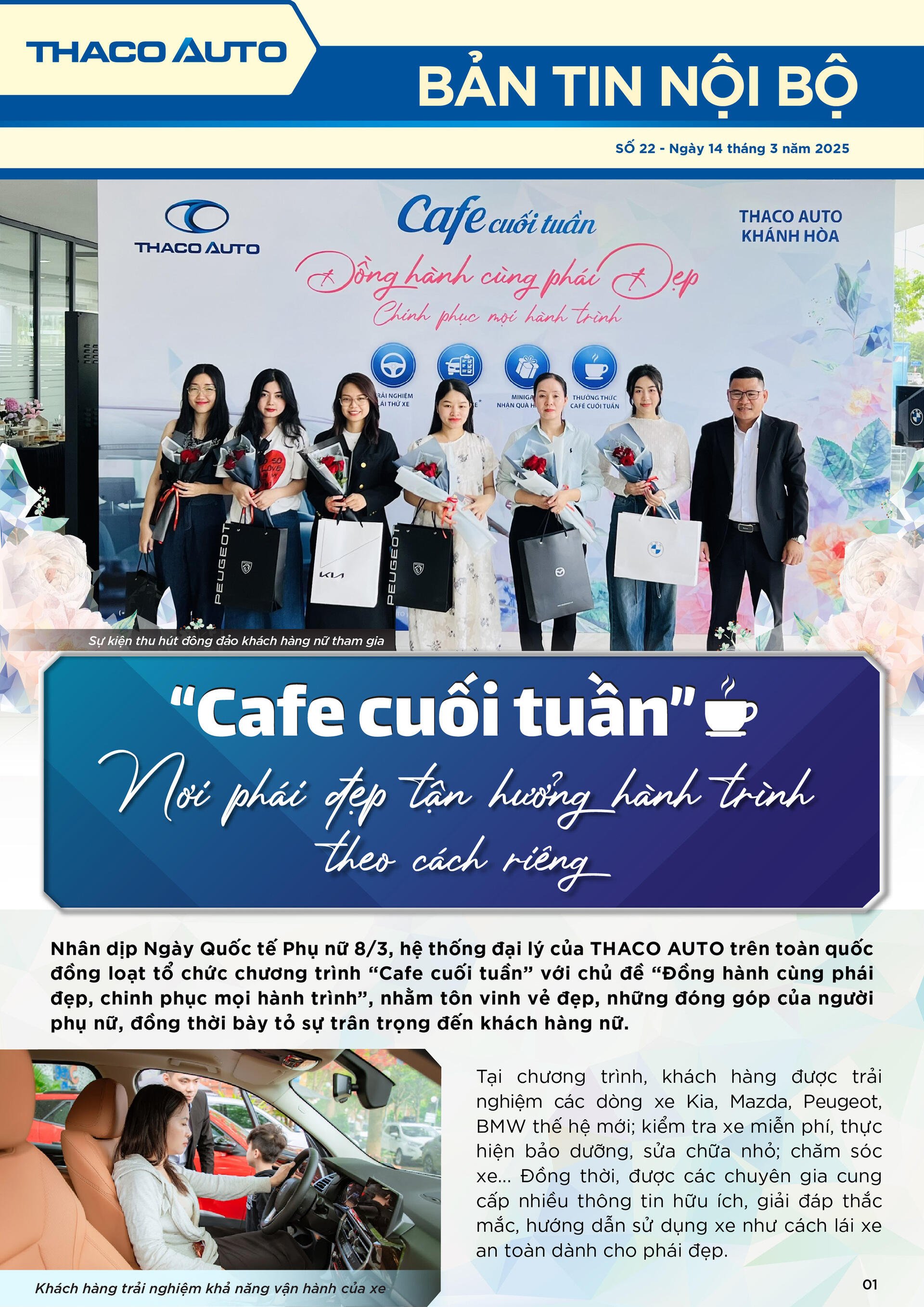 BẢN TIN NỘI BỘ SỐ 22-01