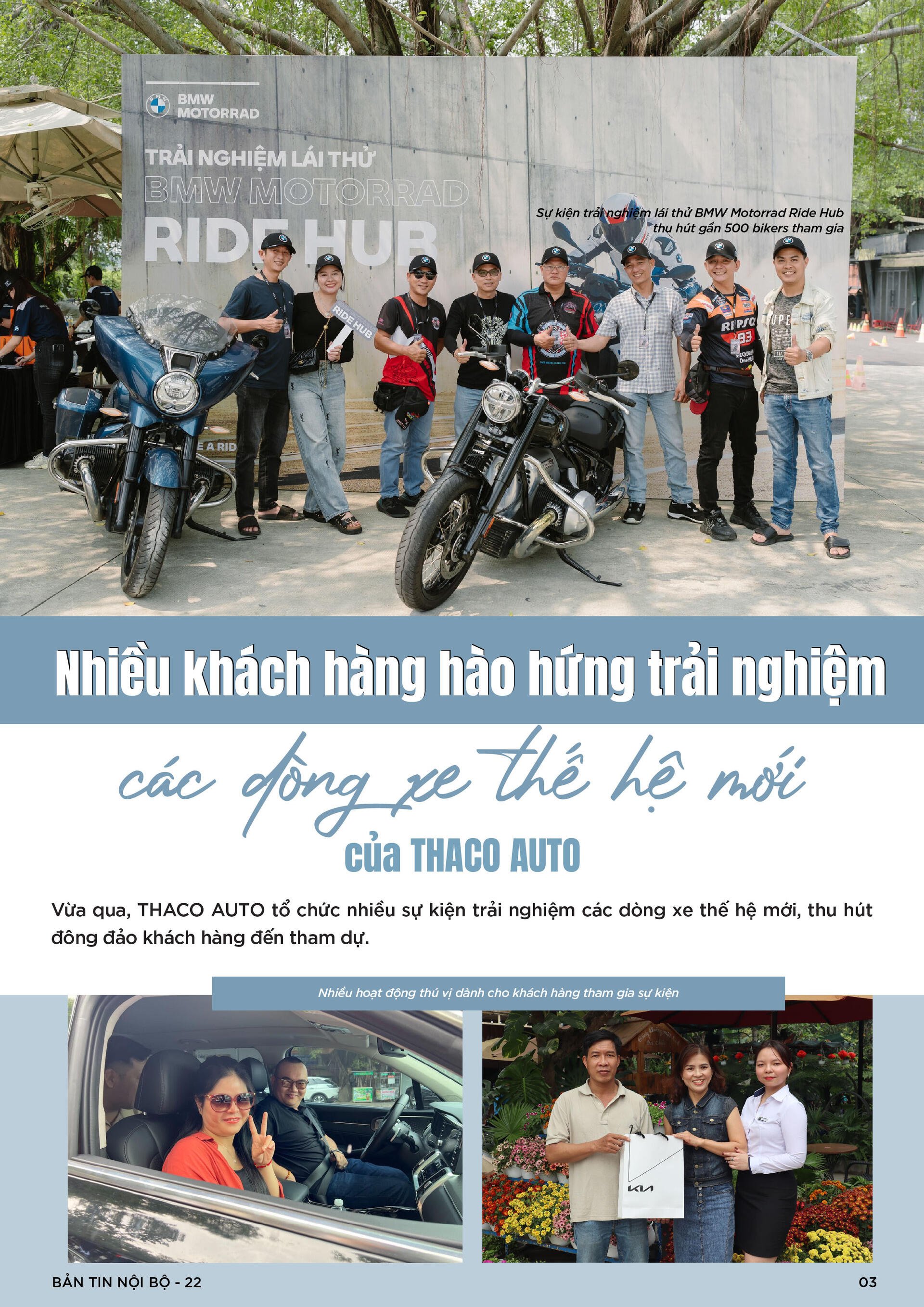 BẢN TIN NỘI BỘ SỐ 22-03