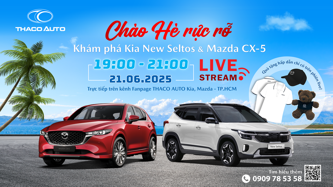 1. THACO AUTO tổ chức chương trình bán hàng trực tuyến với chủ đề Chào hè rực rỡ-1