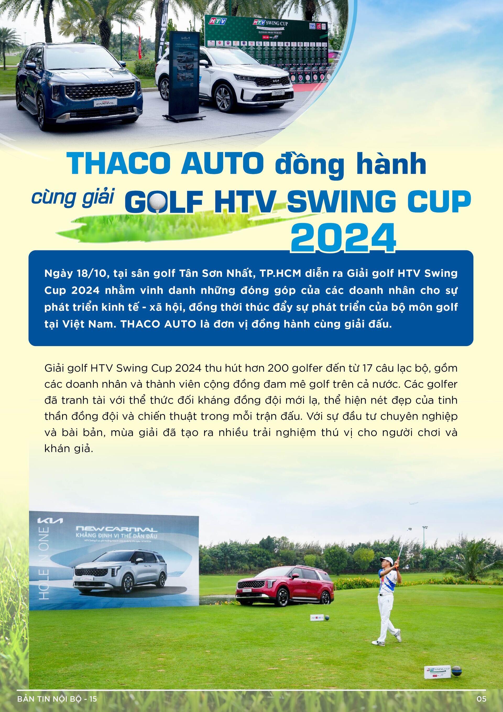 BẢN TIN NỘI BỘ SỐ 15-1-05