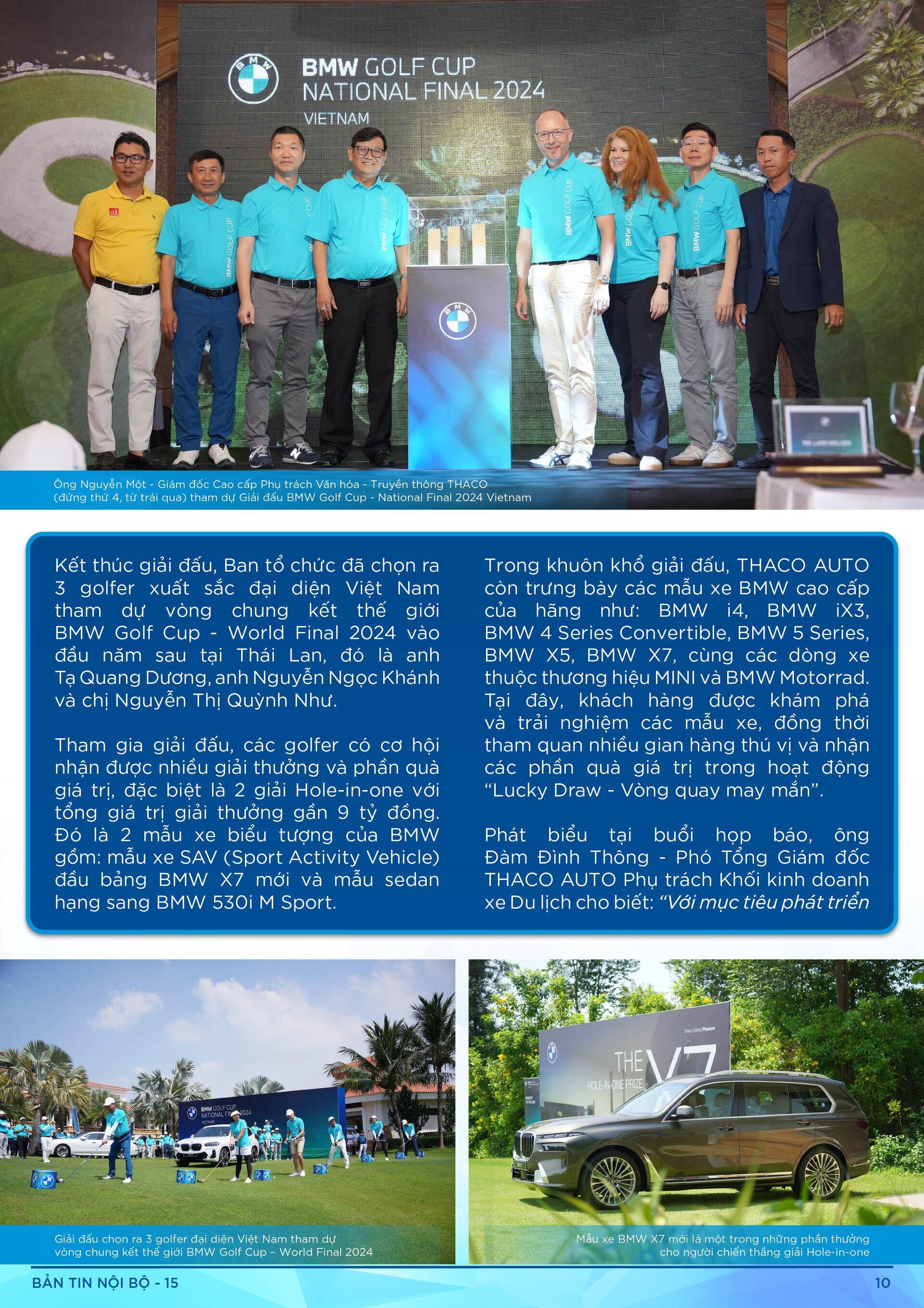 BẢN TIN NỘI BỘ SỐ 15-1-10