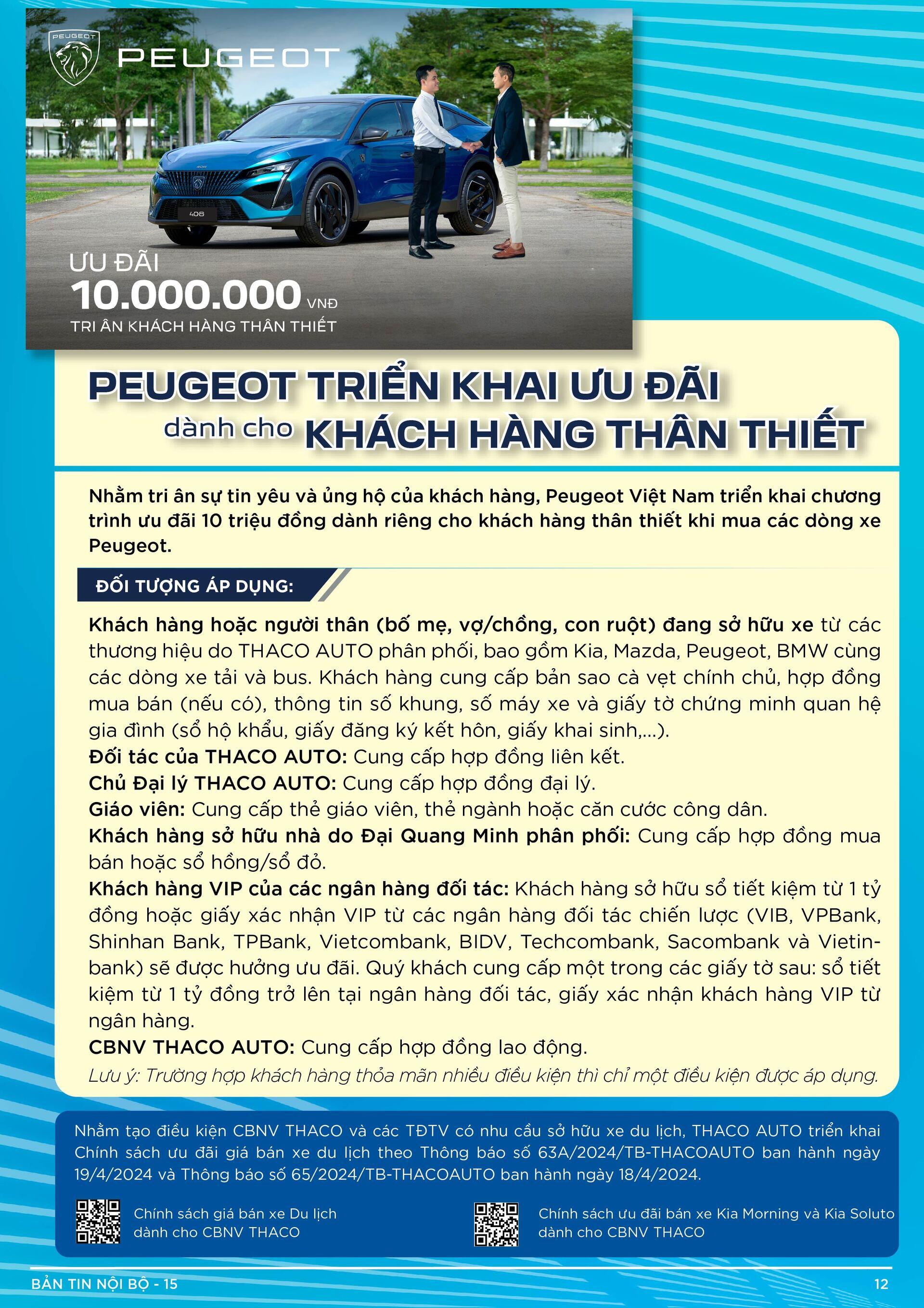 BẢN TIN NỘI BỘ SỐ 15-1-12