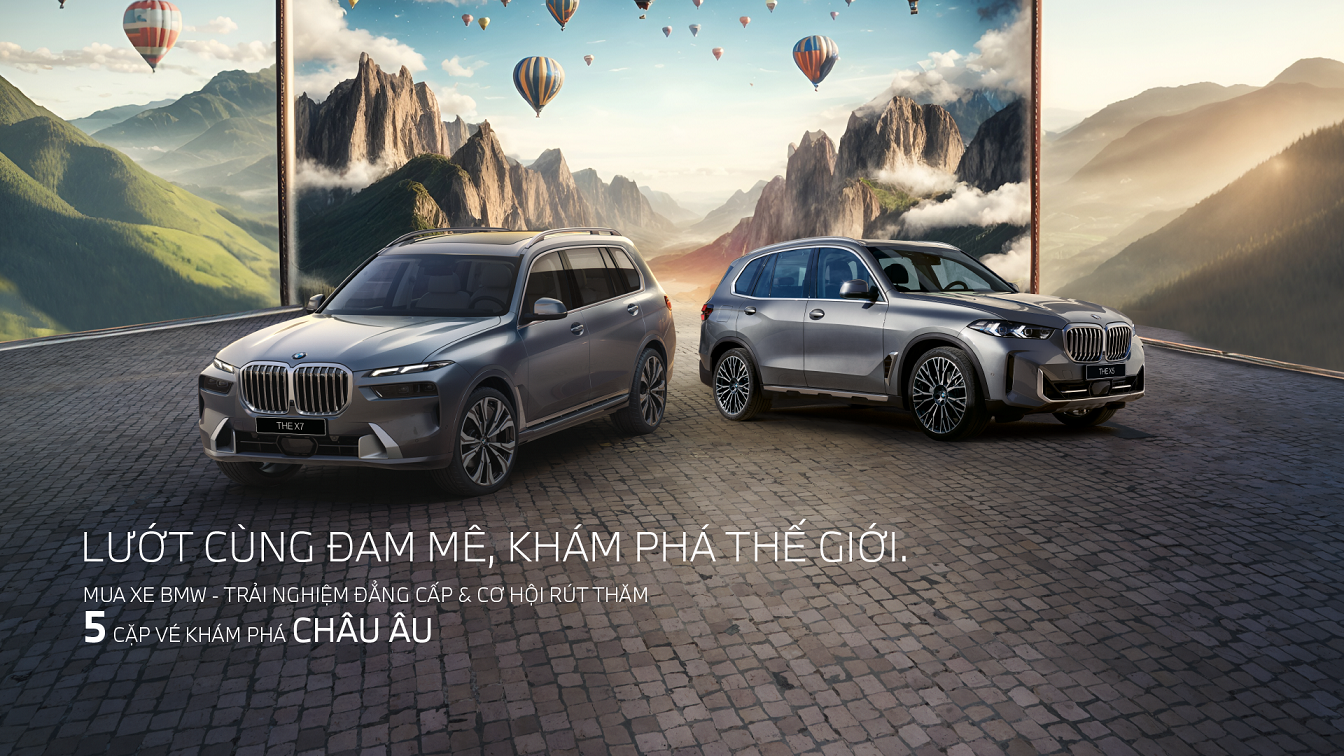 Cơ hội du lịch châu Âu khi mua xe BMW trong năm mới Ất Tỵ