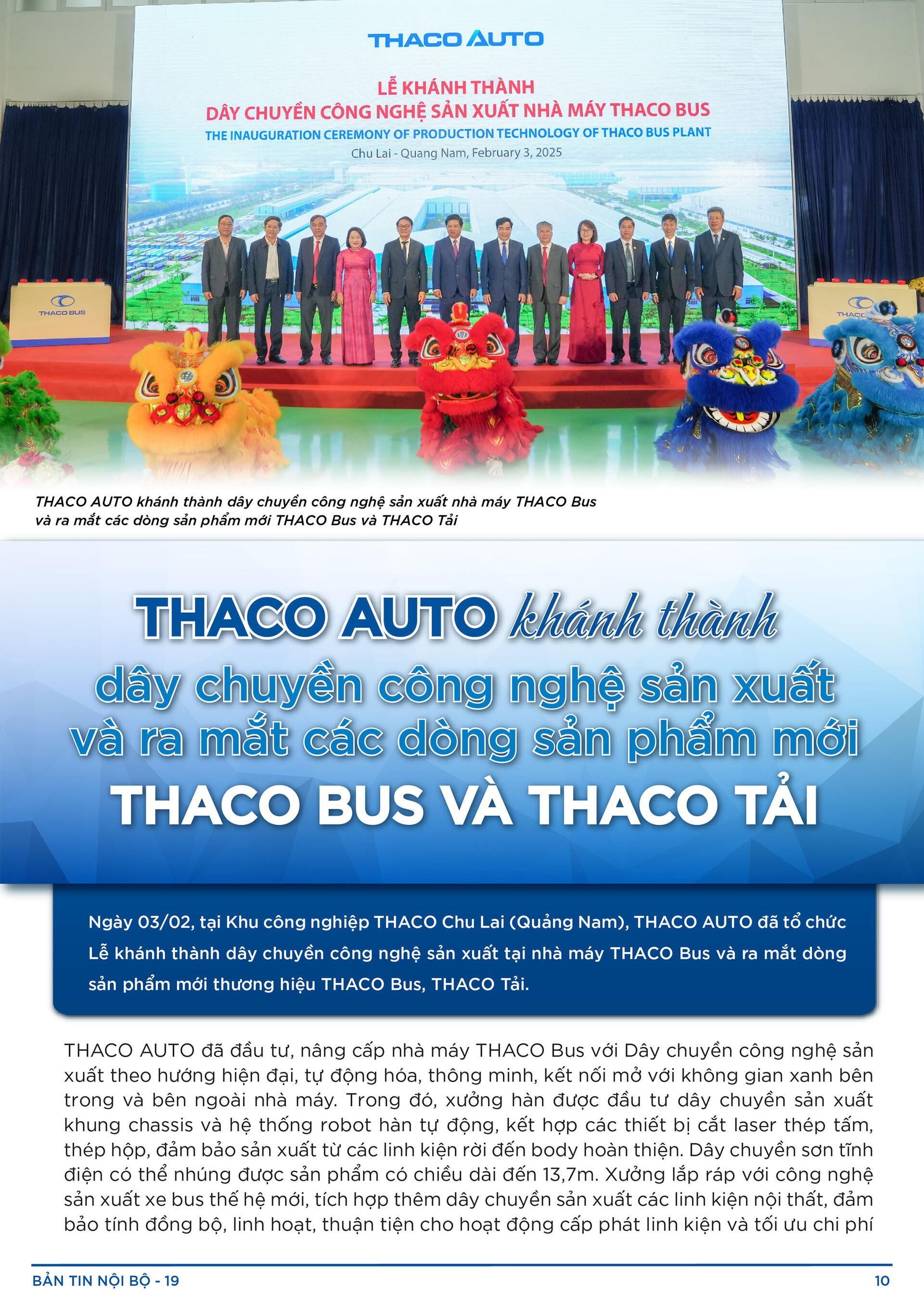 BẢN TIN NỘI BỘ SỐ 20-10